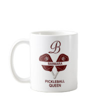 Glam Glit Pickleball Queen Paddles Initial Floral