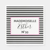 Glam & Glitz Couture Shower Birthday Party Serviette (Vorderseite)