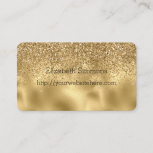 Glam Glitz Glitzer Visitenkarte