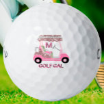 Glam Glitz Monogram Rose Gold Diamond Cart Golfball<br><div class="desc">Golf Gal - Fun Glitz Glam Rose Gold Diamond Cart - nur ein bisschen "über die Spitze", aber bereit zum Laufen - Golfball - Das ist ein tolles Geschenk für Golfliebhaber - Spaß / unverwechselbar / einzigartig. Und mit einem Monogramm für das "beabsichtigte". Wenn Sie Fragen zum Design oder eine...</div>