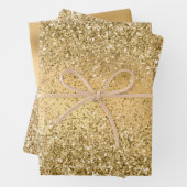 Glam Glitz Sparkle Glitzer    Geschenkpapier Set (Beispiel)