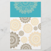 Glam Glitzer Augen Make-Artist Salon Preisliste Flyer (Hinten)