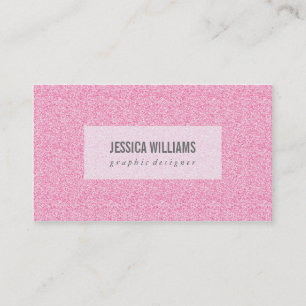 Glam Glitzer Business Cards Visitenkarte