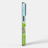 Glam Glitzer Lady Golfer Pink Cart Clubs Monogram Case-Mate iPhone Hülle (Rückseite / Rechts)