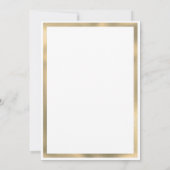 Glam-Glitzer-Marmor Einladung (Rückseite)