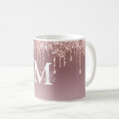 Glam & Glitzer Personalisiert Kaffeetasse (VorderseiteRechts)