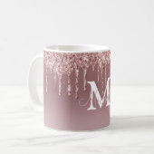 Glam & Glitzer Personalisiert Kaffeetasse (Vorderseite Links)