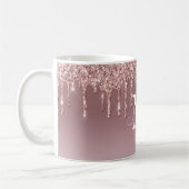 Glam & Glitzer Personalisiert Kaffeetasse (Links)