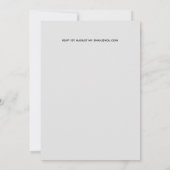 Glam Glitzer Rosegold Black Deko Wedite (Rückseite)