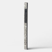 Glam Glitzer Silver Sequin Metal-Look OtterBox Case-Mate iPhone Hülle (Rückseite / Links)