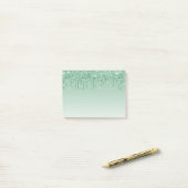 Glam & Glitzer Tropfen Post-it Klebezettel (Auf Schreibtisch)