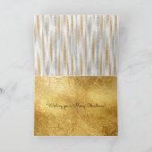 Glam Glitzy Gold Weihnachten (Innenseite)