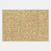 Glam Glitzy Sparkle Glitzer Geschenkpapier Set (Vorderseite 2)