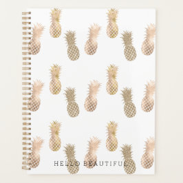 Glam Gold Ananas Planer