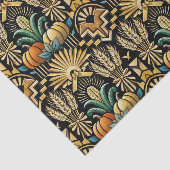 Glam Gold Art Deco Ernte Seidenpapier (Ausschnitt)