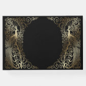 Glam Gold Art Deco Gästebuch (Rückseite)