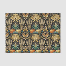 Glam Gold Art Deco Harvest Seidenpapier
