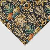 Glam Gold Art Deco Harvest Seidenpapier (Ausschnitt)