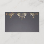 Glam gold art Deko vintage Hochzeit Platzkarten (Rückseite)