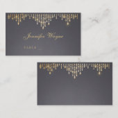 Glam gold art Deko vintage Hochzeit Platzkarten (Vorne/Hinten)