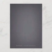 Glam gold art Deko vintage Hochzeitskarte Begleitkarte (Rückseite)