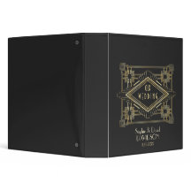 Glam Gold Black Great Wedding Foto Album