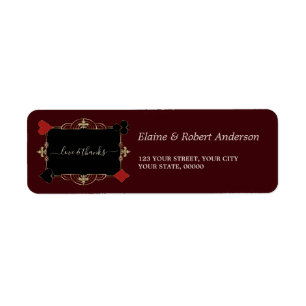 Glam Gold Casino Deep Burgundy Hochzeit Rückkehr