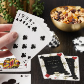 Glam Gold Casino Vegas Poker Wedding Spielkarten (In Situ)
