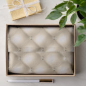 Glam Gold Cream Champagne Diamond Glitz Wedding Seidenpapier (Geschenk)