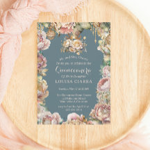 Glam Gold Crown Diamond Blume Quinceanera