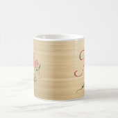 Glam Gold Custom Monogram Name Kaffeetasse (Mittel)