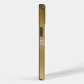 Glam Gold Damask Mit Monogramm Case-Mate iPhone Ca Hülle (Rückseite / Rechts)