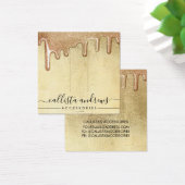 Glam Gold Dick Glitzer Tropfen Haarschnitt Display (Schreibtisch)