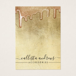 Glam Gold Diick Glitzer Tropfen - Netzklassenanzei