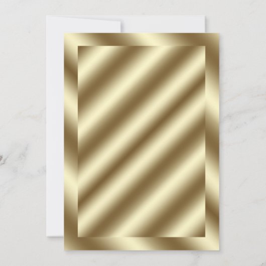 Glam Gold Found Black Brautparty laden ein Einladung (Rückseite)