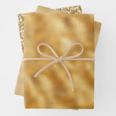 Glam Gold Geschenkpapier Set (Beispiel)