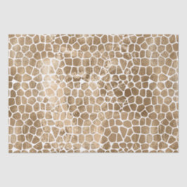 Glam Gold Giraffe Print Seidenpapier