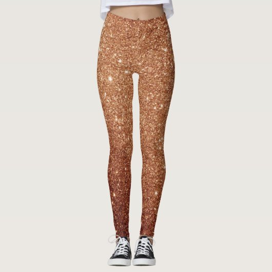 Glam gold glitter leggings (Vorderseite)
