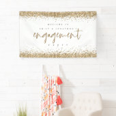 Glam Gold Glitzer Borders Willkommensverstärker Banner (Insitu)