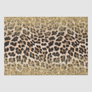 Glam Gold Glitzer Cream Leopard Glitzer Seidenpapier