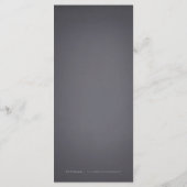 Glam gold Glitzer Deko Vintage Hochzeitsmenü Menükarte (Rückseite)