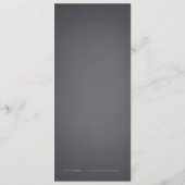 Glam gold Glitzer Deko Vintage Hochzeitsmenü Menükarte (Rückseite)