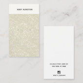 Glam Gold Glitzer Earring Holder Visitenkarte (Vorne/Hinten)