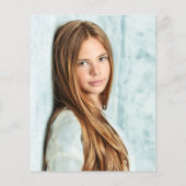 Glam Gold Glitzer Foto Sweet 16 Danke (Rückseite)