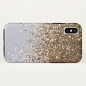 Glam Gold Glitzer Glam #1 Case-Mate iPhone Hülle (Rückseite (Horizontal))