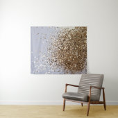 Glam Gold Glitzer Glam #1 Wandteppich (Beispiel (Horizontal))