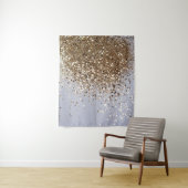 Glam Gold Glitzer Glam #1 Wandteppich (Beispiel)