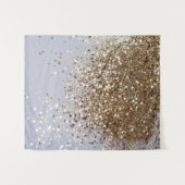 Glam Gold Glitzer Glam #1 Wandteppich (Vorderseite (Horizontal))