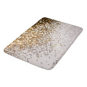 Glam Gold Glitzer Glam #3 (Imitate Glitzer) Badematte (Schrägansicht)