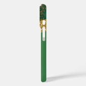 Glam Gold Glitzer Green Metallic Case-Mate iPhone Hülle (Rückseite / Links)
